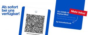 EU-COVID-19 Impfzertifikat (Immunkarte)